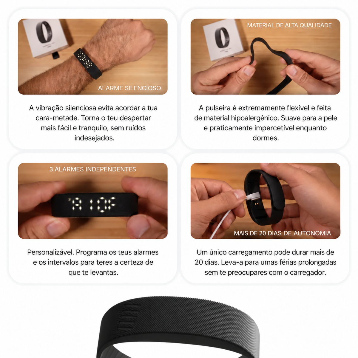 SilentWake Vibration Alarm