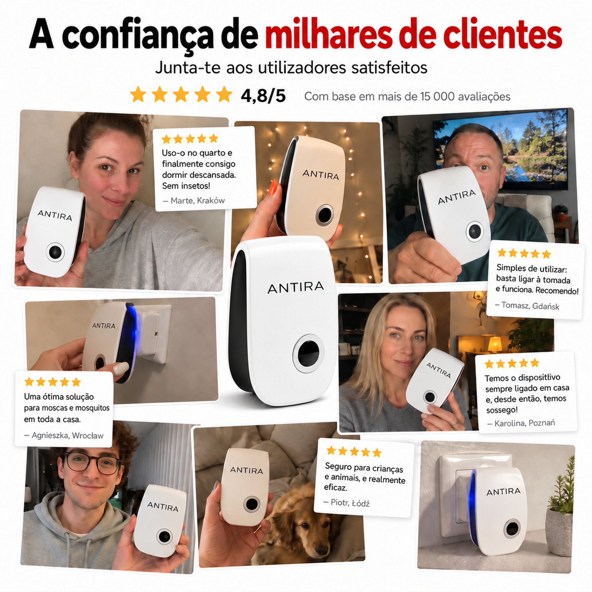 Antira HomeGuard – Repelente Ultrassónico de Pragas — 5